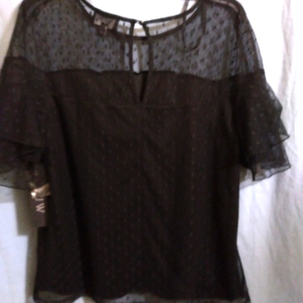 Womans lace blouse size XL AUW